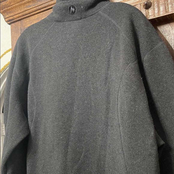 BOGO Marmot Full Zip Fleece Jacket Black Outdoors Hiking Size XL - Picture 6 of 6